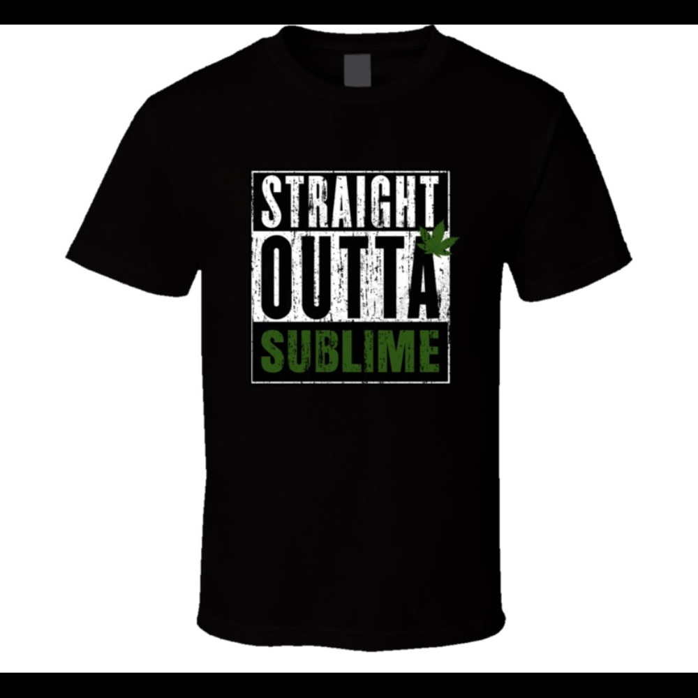 2 stoner shirts: Straight Outta Sublime